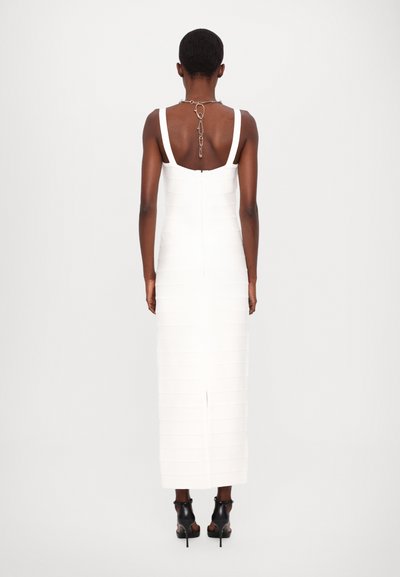 Hervé Léger THE MUSE GOWN - Maxikjoler - alabaster