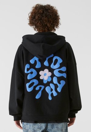 Zip-up sweatshirt - black