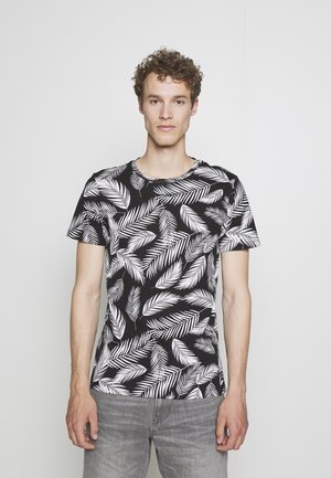 T-shirt print - black/white