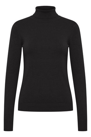 BYMMORLA ROLLNECK - Strickpullover - black