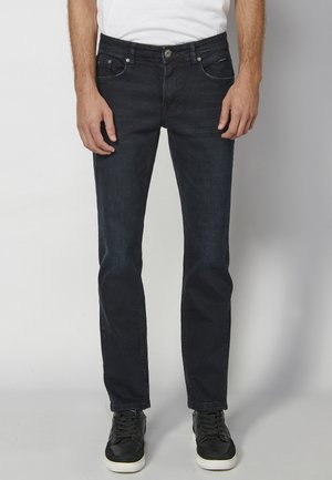 STRETCH REGULAR FIT - Straight leg jeans - azul osc dark blue