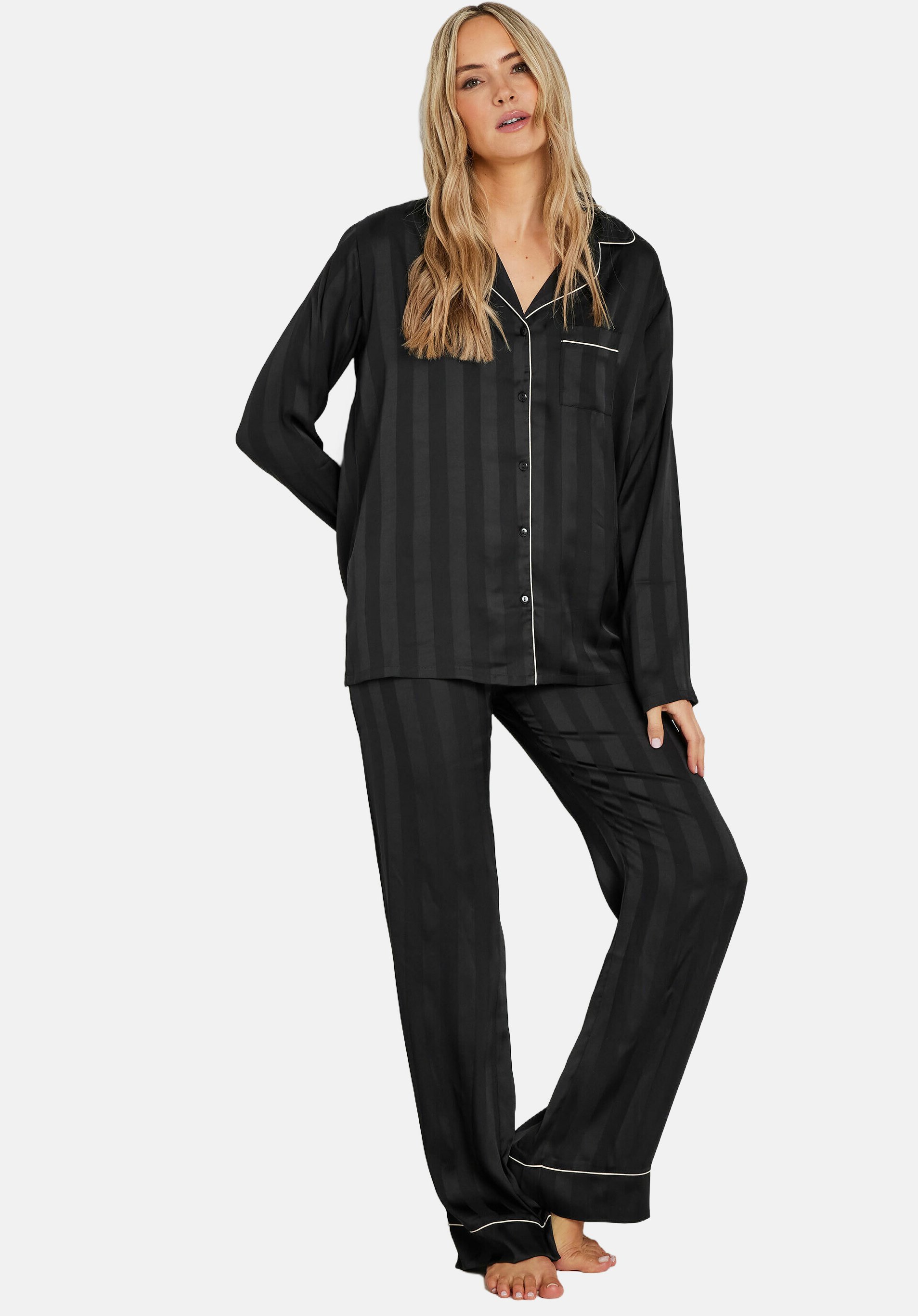 Pyjama Bottoms Long Tall Sally Pajamas Long Tall Plain Black