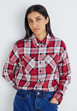 NMERIK OVERSIZE - Skjortebluser - savvy red