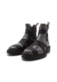 LEMON JELLY FRANKIE - Bottines de cowboy / motard - metal grey