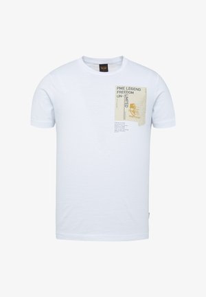 SHORT SLEEVE - Print T-shirt - bright white
