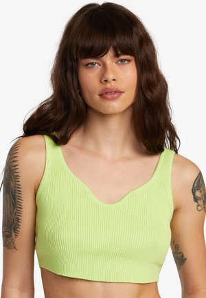 RVCA Top - mottled green