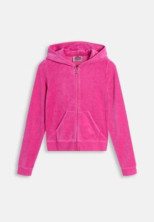 Juicy Couture, WASHED  - Φούτερ με φερμουάρ - nostalgia pink
