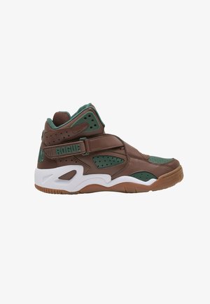 Patrick Ewing EWING ROGUE "BEEF WITH BROCCOLI" - Sneakers high - downtown brown/hunter green/white gum