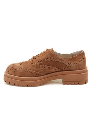 Sportieve veterschoenen - brown