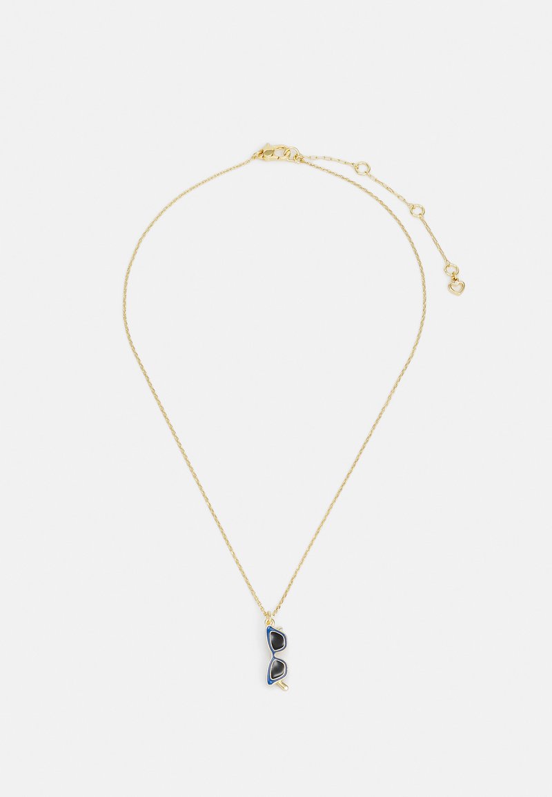 kate spade new york SWEET TREASURES MINI PENDANT - Necklace - blue/gold-coloured