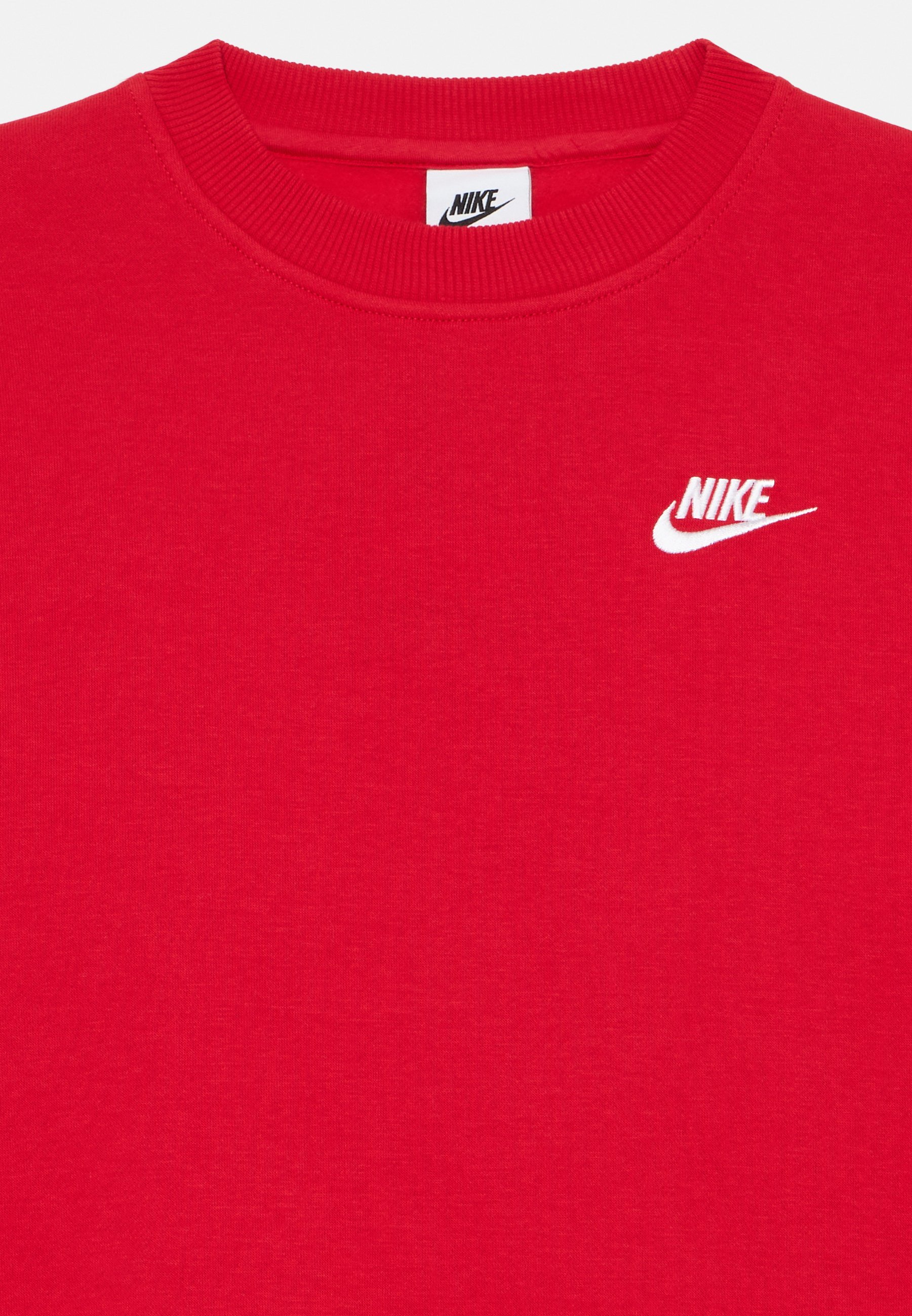 red mens nike crewneck