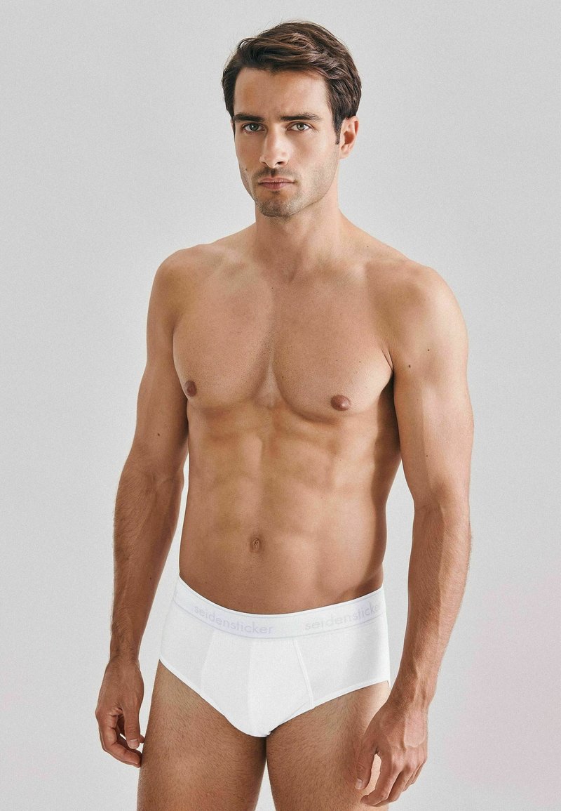 Herren Unterhosen | Seidensticker 3 PACK Slip white/weiß - OA24551 Herren Unterhosen | Seidensticker 3 PACK Slip white/weiß - OA24551