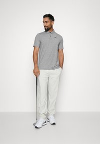 Nike Golf M NK DF TOUR POLO HEATHER - Piké - black/white