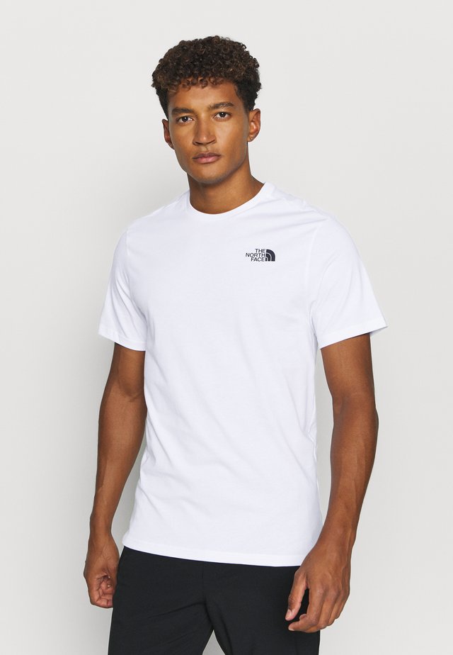 REDBOX TEE   - T-shirt imprimé - white/hawthorne khaki/duck