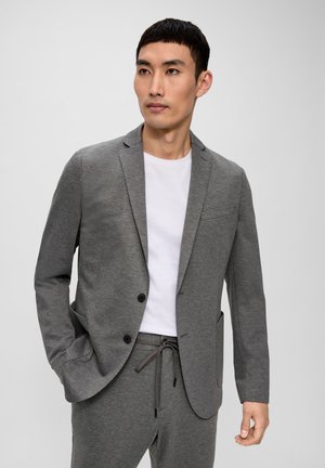 MIT AUFGESETZTEN TASCHEN - Blazer jacket - graphit