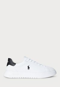 RLITE COURT TUMBLED LEATHER SNEAKER - Tossud - white/black