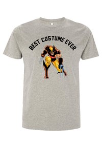 Marvel X-MEN BEST WOLVERINE COSTUME - Camiseta estampada - melange grey