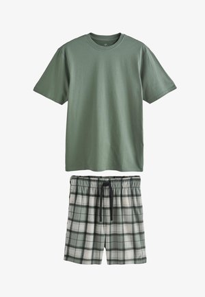 Next, NEXT MOTIONFLEX COSY SHORT PYJAMA SET - Pyjama - sage green