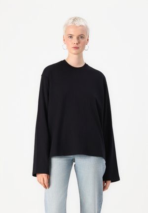 DANYA BOXY - Camiseta de manga larga - black dark