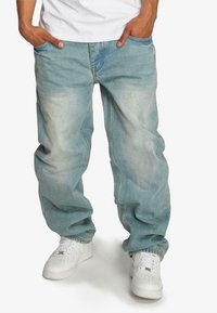 ecko unltd. HANG - Laisvo kirpimo džinsai - light blue denim