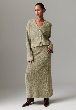 RIGG  - Μάξι φούστα - capers melange