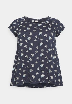 ZILDA ORGANIC PLUS - T-shirts med print - navy