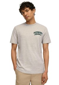Superdry & Co EMBROIDER STATE LOGO RUNDHALS EIN - T-Shirt print - grau
