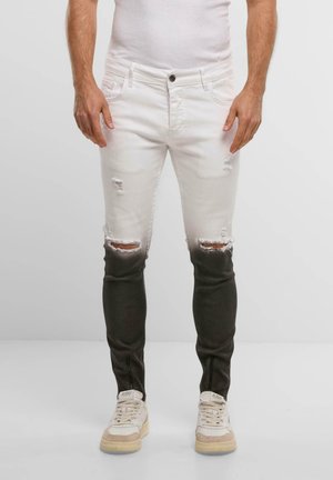 DESTROYED CROPPED - Jeans Skinny Fit - white