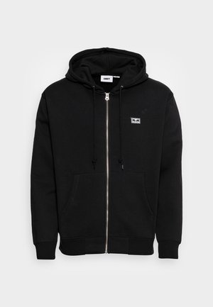ESTABLISHED WORKS EYE ZIP HOOD UNISEX - Zip-up sweatshirt - black