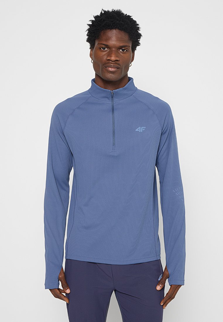 4F Longsleeve blauw denim/bluedenim