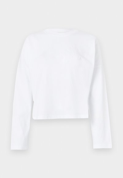 CLOSED CREWNECK LONGSLEEVE - Tops ar garām piedurknēm - white