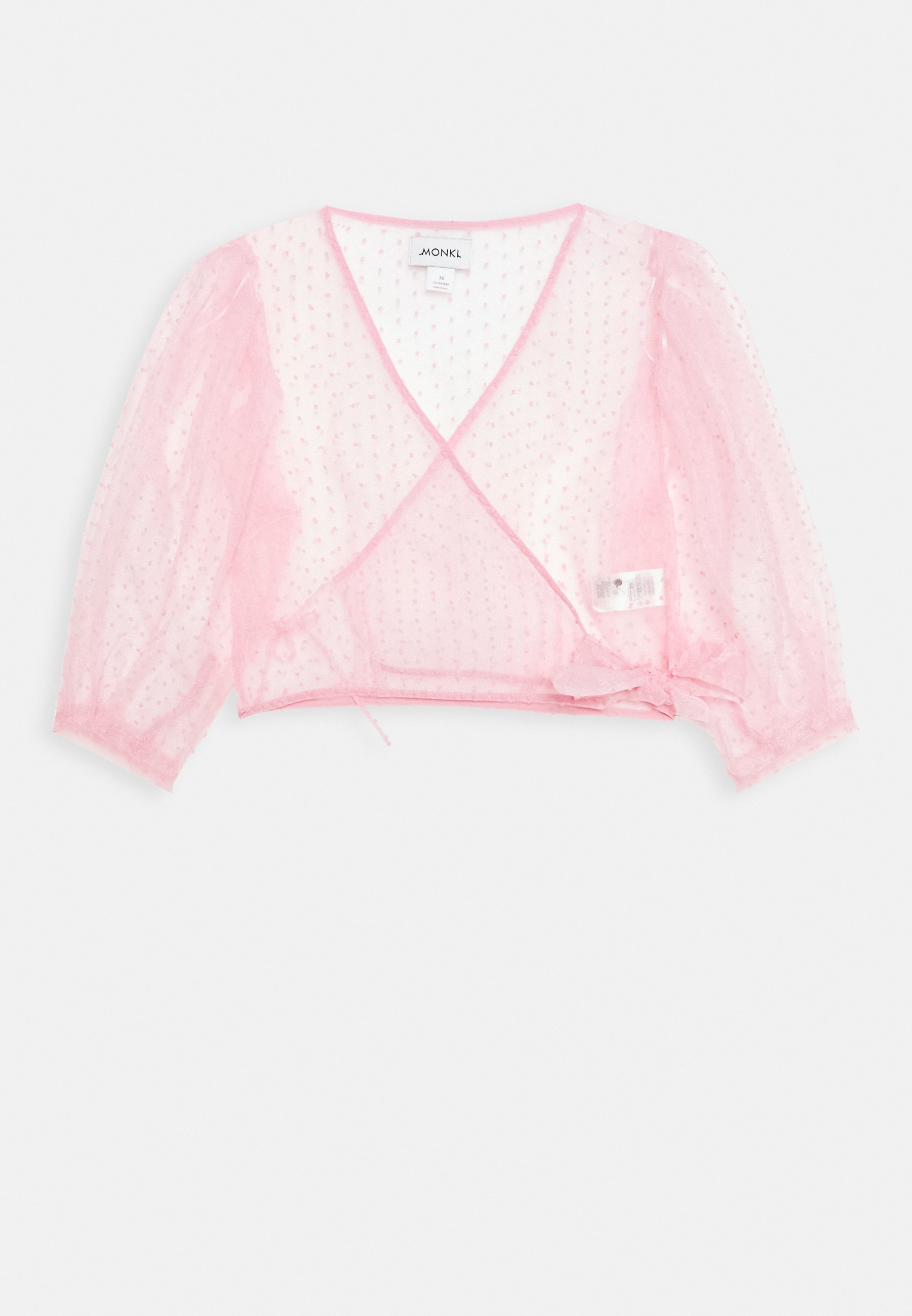Monki OLIVIA BLOUSE Blouse light pink organza Zalando.nl Monki OLLY BLOUSE Blouse white light Zalando.nl