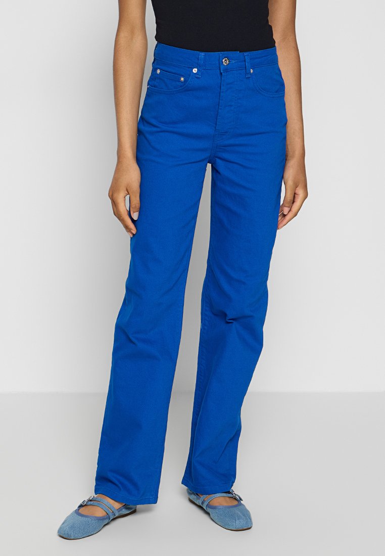 Woodbird Straight leg jeans blauw Woodbird Straight leg jeans blauw