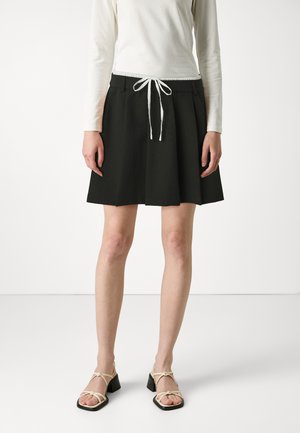 JDYEDEN WAISTBAND SKIRT - Gonna a pieghe - black