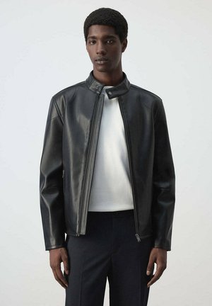 Mango, ADULT - Faux leather jacket - black