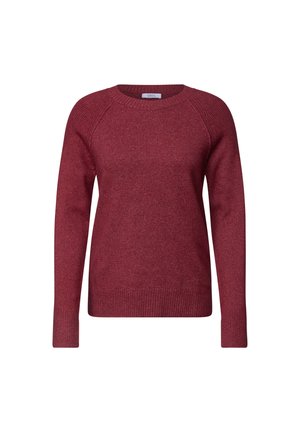 Cecil, PULLOVER MIT RUNDHALS UND STRUKTURMIX - Pullover - rhubarb melange