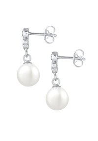 Elli ELEGANT - Ohrringe - weiß
