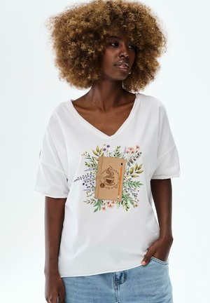 blue shadow, - T-shirt z nadrukiem