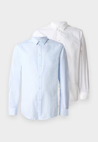 2 PACK - Formal shirt - white/light blue