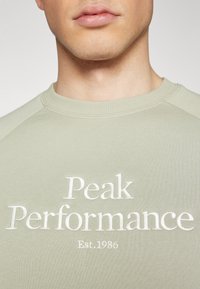 Peak Performance ORIGINAL CREW-BLACK-OFFWHITE - Sweatshirt - limit green