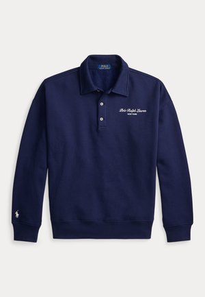 Polo Ralph Lauren, RELAXED FIT LOGO COLLARED SWEATSHIRT - Sweatshirt - newport navy