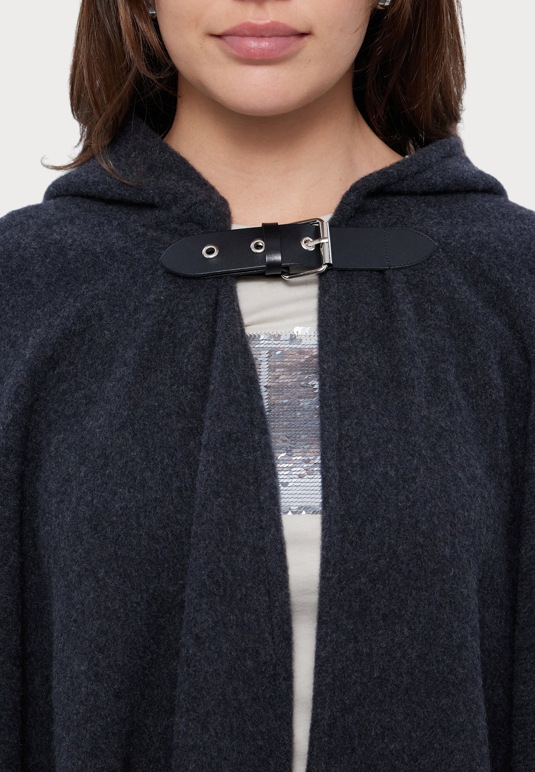 EMPORIO ARMANI ポンチョ Emporio Armani PONCHO - Cape - fondant grey/grey - Zalando.co.uk