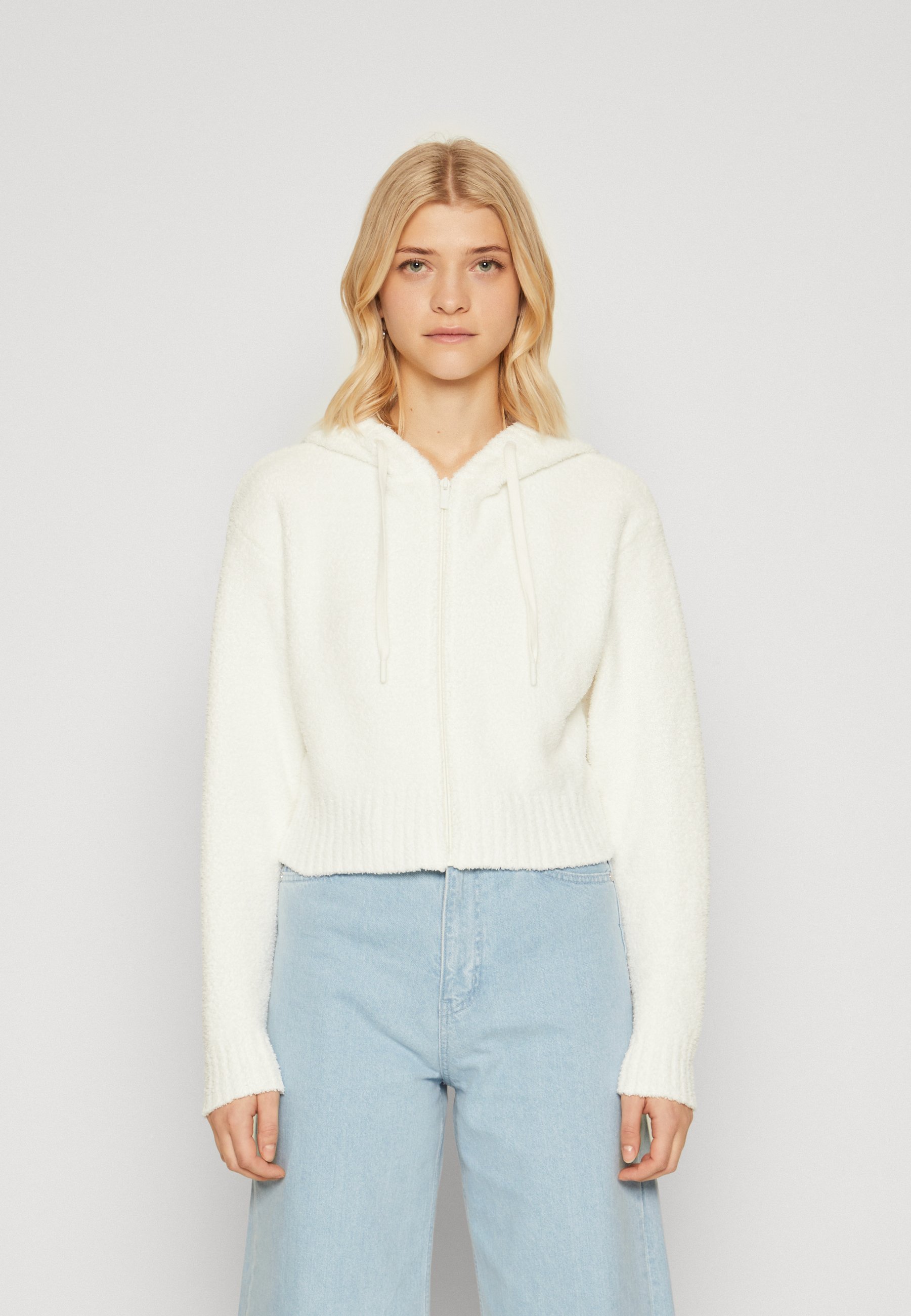 UGG HANA ZIP HOODIE - Cardigan - cream/beige - Zalando.co.uk