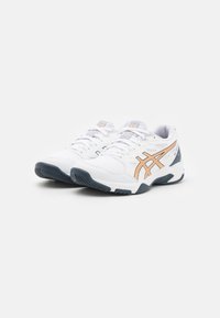 ASICS GEL-ROCKET 11 - Volleybalschoenen - white/pure gold
