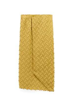 ADOLFO DOMINGUEZ, ADOLFO DOMINGUEZ BRAIDED FABRIC WRAP SKIRT BRAIDED FABRIC WRAP SKIRT - Gonna a portafoglio - yellow