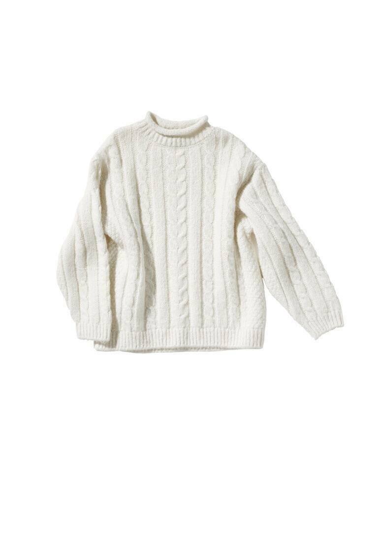 Mango CABLING - Trui - ecru/crème - Zalando.nl