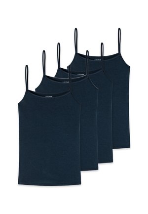 4ER PACK SPAGHETTI - Unterhemd/-shirt - dunkelblau