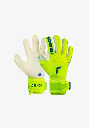 Goalkeeping gloves - safet yellow dp blue whit
