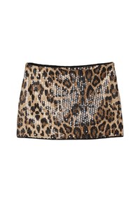 Mini suknja - mottled brown