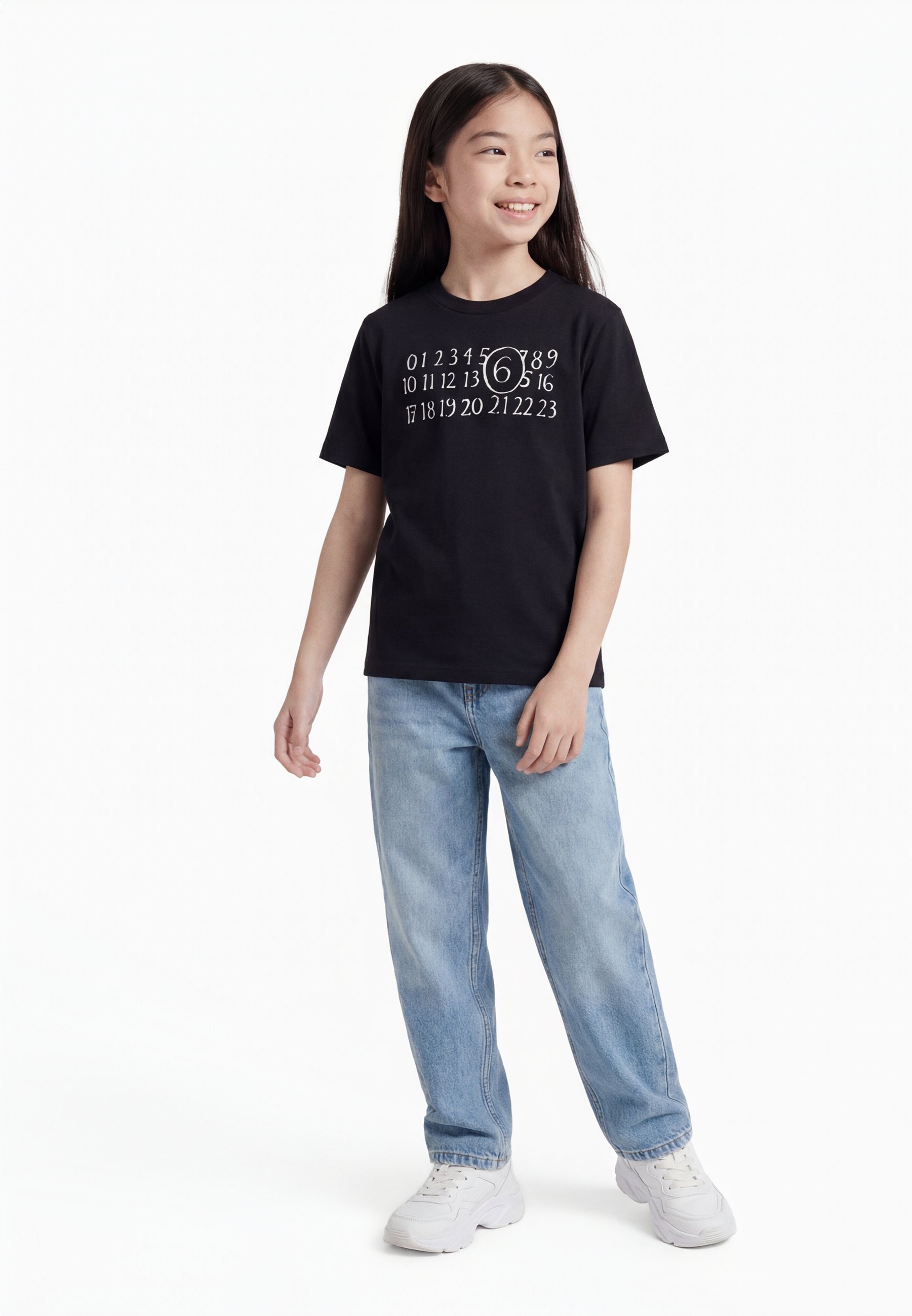 MM6 Maison Margiela UNISEX - Print T-shirt - black - Zalando.co.uk